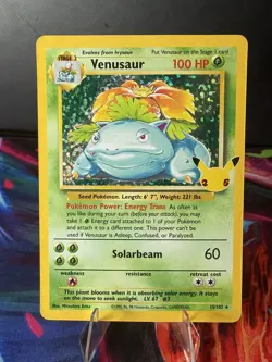 Venusaur Holo 15/102 Celebrations Classic Collection Pokemon 2021 - Image 3