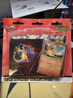 Pokemon TCG Ascended Heroes Tech Sticker Collection CHARMANDER - Image 1