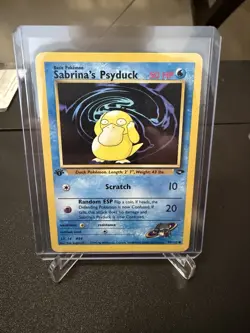 2000 Pokemon 1st Edition Gym Challenge Sabrina's Psyduck | Pack Fresh - Image 1