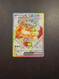 Eevee EX SVP 174 Pokemon TCG S&V Prismatic Evolutions UPC Black Star Promo NM - Image 1