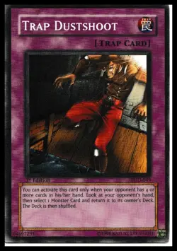 Yu-Gi-Oh! Trap Dustshoot PGD-049 Pharaonic Guardian Vintage 2003 1st Edition LP - Image 1