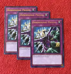 YuGiOh! - 3 X Dimensional Prison - Maximum Gold (MAGO) - Rare - Image 1