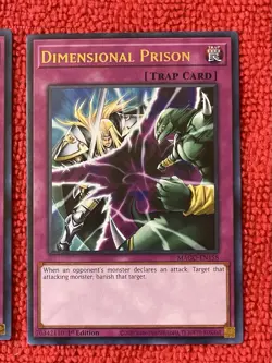 YuGiOh! - 3 X Dimensional Prison - Maximum Gold (MAGO) - Rare - Image 4