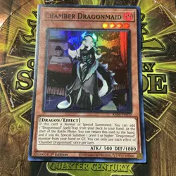 Chamber Dragonmaid - RA04-EN032 - NM - Ultra Rare - 1st ed - Yugioh - Image 1
