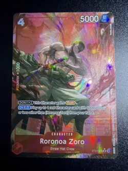 Roronoa Zoro SR ST21-015 [PAR] Parallel Starter Deck EX GEAR5 One Piece English - Image 1