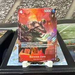 Roronoa Zoro SR ST21-015 Parallel (Par) Starter Deck EX GEAR5 One Piece English - Image 1
