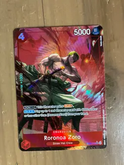 Roronoa Zoro Parallel ST21-015 Starter Deck EX Gear 5 Foil One Piece Alternate⚓ - Image 1