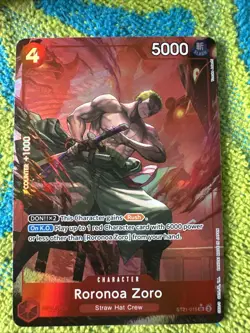 Roronoa Zoro SR ST21-015 [PAR] Parallel Starter Deck EX GEAR5 One Piece English - Image 1