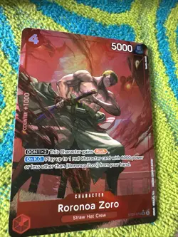 Roronoa Zoro SR ST21-015 [PAR] Parallel Starter Deck EX GEAR5 One Piece English - Image 2