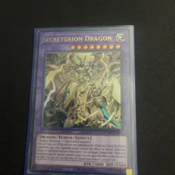 YUGIOH SECRETERION DRAGON ULTRA RARE 1ST NEAR MINT DUAD-EN037 - Image 1