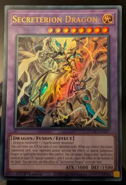 Secreterion Dragon DUAD-EN037 Ultra Rare 1st Edition Near mint Yugioh - Image 1