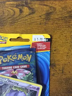 Pokemon TCG XY Evolutions Blister Pack Weezing Promo SEALED Pikachu Coin - Image 4