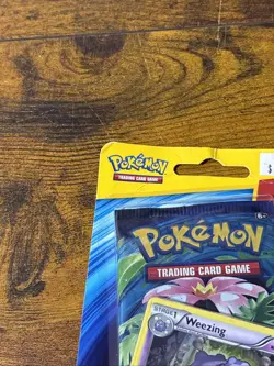 Pokemon TCG XY Evolutions Blister Pack Weezing Promo SEALED Pikachu Coin - Image 5