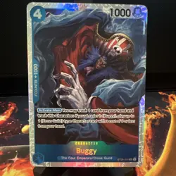 One Piece TCG Buggy ST25-004 Super Rare Blue Starter Deck - Image 1