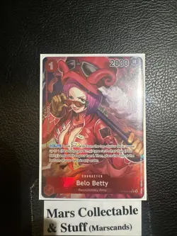 BELO BETTY One Piece TCG OP05-015 ALT ART RARE Awakening of the New Era NM - Image 1