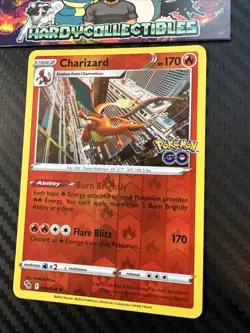 Pokemon Card Charizard Pokemon Go Reverse Holo Rare 010/078 LP/NM - Image 2