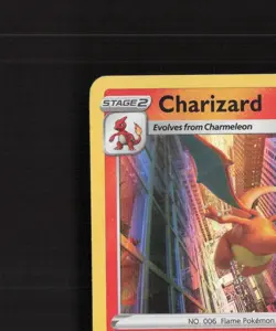 Charizard 010/078 Pokemon GO Holo Rare Stamped Pokemon Card NM - Image 3