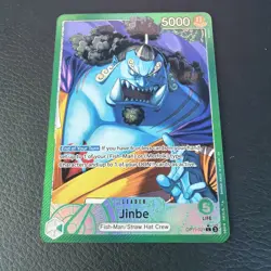 One Piece TCG Jinbe OP11-021 Alt Art Leader A Fist Of Divine Speed English NM - Image 1