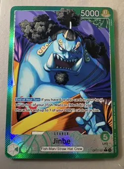One Piece TCG Jinbe OP11-021 Alt Art Leader A Fist Of Divine Speed English NM! - Image 1