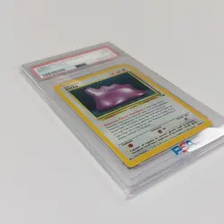 1999 POKEMON FOSSIL #3/62 DITTO RARE HOLO PSA 9 - Image 2