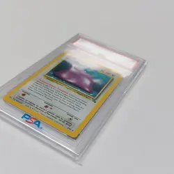 1999 POKEMON FOSSIL #3/62 DITTO RARE HOLO PSA 9 - Image 3