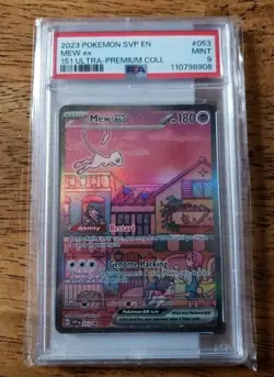 Pokemon - Mew EX 053 Pokemon TCG Scarlet & Violet 151 UPC Promo PSA 9 - Image 2