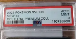 Pokemon - Mew EX 053 Pokemon TCG Scarlet & Violet 151 UPC Promo PSA 9 - Image 3