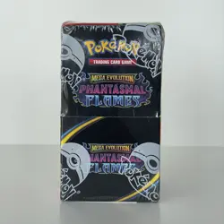 Pokemon TCG: Mega Evolution Phantasmal Flames Half Booster Box (18 Packs) Sealed - Image 1
