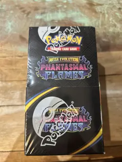 Pokemon Mega Evolution Phantasmal Flames Half Booster Box Of 18 Packs (Sealed) ✅ - Image 1