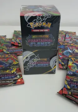 Pokemon Mega Evolution Phantasmal Flames Half Booster Box 18 Packs New & Sealed - Image 1