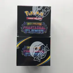 Pokemon TCG Mega Evolution Phantasmal Flames Half Booster Box (18 Packs) Sealed - Image 1