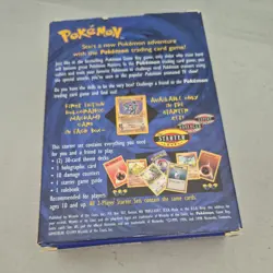 Pokemon TCG Base 2-Player Starter Deck Box 1999 - EMPTY BOX ONLY (No Cards) - Image 4