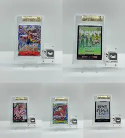 BGS 10 9.5 Gold ONE PIECE DAY 24 Set 5 Card Luffy Uta GRe4N BOYZ V8 Japanese - Image 1