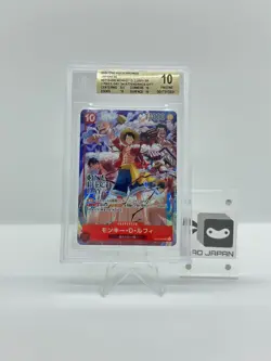 BGS 10 9.5 Gold ONE PIECE DAY 24 Set 5 Card Luffy Uta GRe4N BOYZ V8 Japanese - Image 2