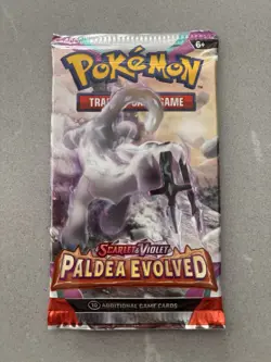 22.6g HEAVY Pokemon Scarlet & Violet Paldea Evolved Booster Pack SEALED - Image 2