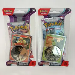 Pokemon Paldea Evolved Checklane Blister Booster Pack Combo (Smoliv & Growlithe) - Image 1