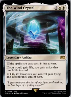The Wind Crystal MTG Final Fantasy 0043 Rare Foil Magic the Gathering - Image 1