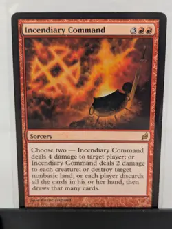 MTG - Incendiary Command LP Light Play Commander 2013 - Image 1