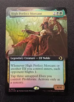 🌈 High Perfect Morcant (Extended Art FOIL) MTG Lorwyn Eclipsed - NM/M - Image 1
