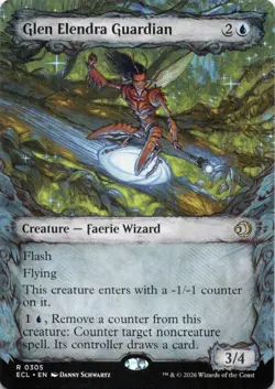 Glen Elendra Guardian SHOWCASE Lorwyn Eclipsed Magic MTG NM - Image 1