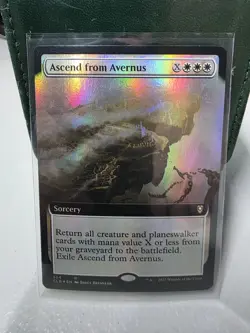 Magic The Gathering MTG - Ascend from Avernus (Extended Art) Foil - CLB - Image 1