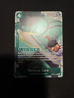 Roronoa Zoro (Winner Pack 2025 Vol. 3) EB02-019 One Piece Promotion Cards Foil - Image 1