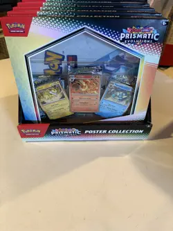 Pokemon TCG SV8.5 Prismatic Evolutions Poster Collection Box Factory Sealed - Image 1