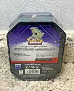 Pokemon TCG: Tyranitar Triple Whammy Collectors Tin - Factory Sealed - Image 2