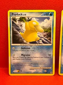 Pokemon Tcg Psyduck 100/132 & Golduck 28/132 Secret Wonders Non Holo - Image 2
