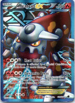 Pokemon TCG Heatran EX (Team Plasma) 109/116 Plasma Freeze Full Art - Image 1