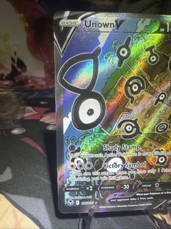 Unown V 177/195 Alt Art Ultra Rare Holo - Pokemon TCG Silver Tempest NM - Image 3