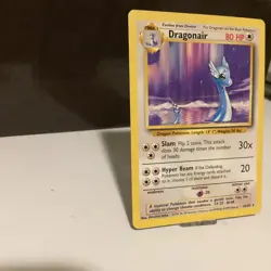 Pokemon Dragonair 18/102 Base Set Rare 1999 80HP Slam Hyper Beam English TCG - Image 4