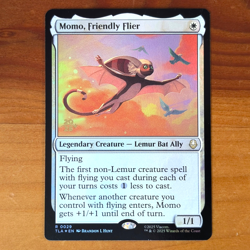 Momo, Friendly Flier - Prerelease Foil Stamped Promo - Avatar MTG - Image 1