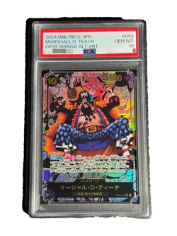 PSA 10 Marshall D. Teach (Manga Alt Art) OP09-093 - ONE PIECE 2024 - Image 1